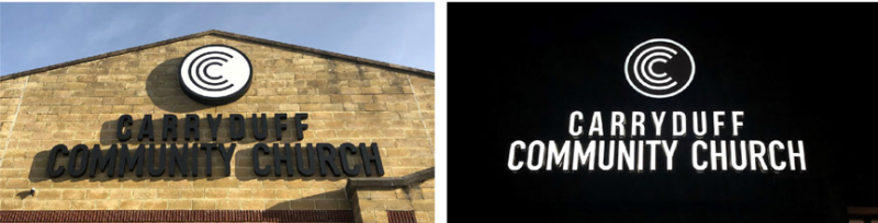 日間1個(gè)樣，黑夜里另一個(gè)樣的發(fā)光標(biāo)志10