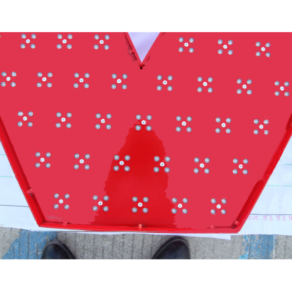 鋁板外露燈穿孔字 鋁板平面發(fā)光字