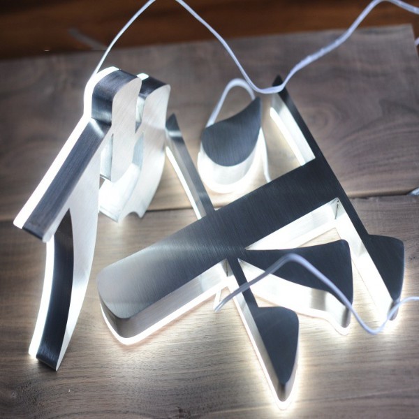 不銹鋼水晶底背發(fā)光字 不銹鋼水晶底背發(fā)光字