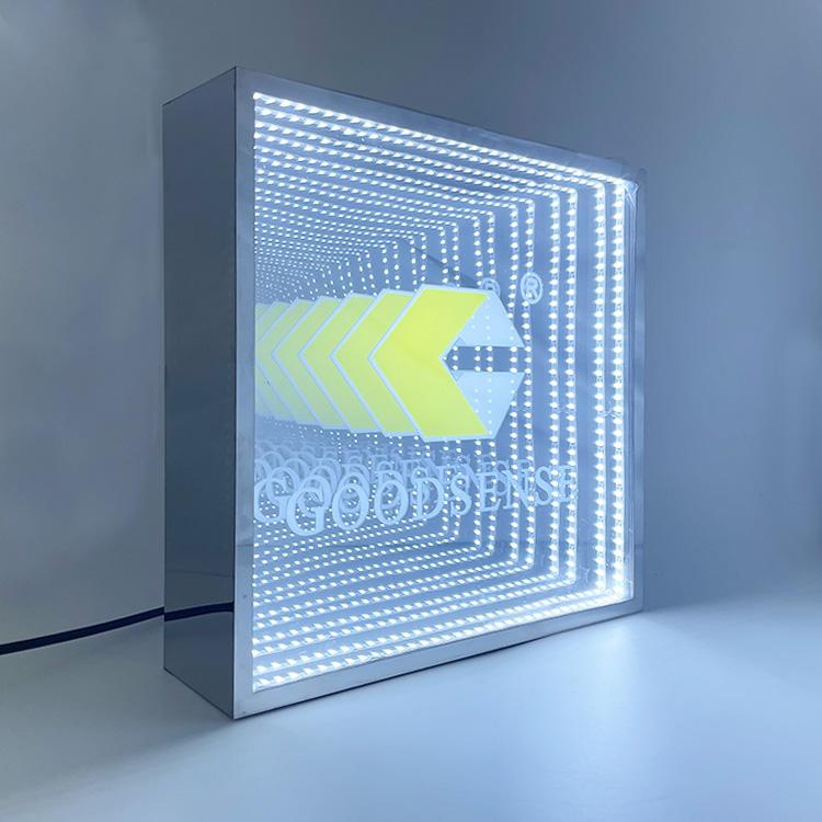 有了半透鏡，標(biāo)識(shí)led燈箱字也能享有立體感3